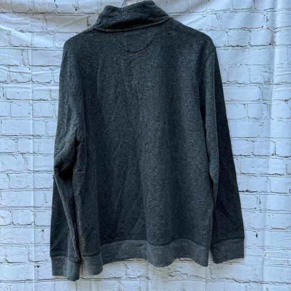 Faherty Pullover Sweater Sweatshirt 1/4 Zip Heathered Gray XL Comfort Active - Picture 2 of 8